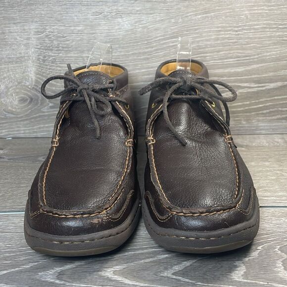 Sperry Top Sider Gold Cup Men’s Sz 11.5M Soft Dark Brown Leather Lace Up Chukka main image 11